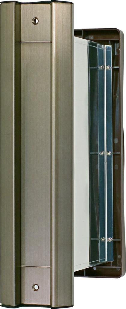 Mizukami Metal No. 2000 Vertical Post with Inner Lid, Airtight, for Thick Walls, Amber (001-5861) 1 Unit