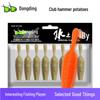 Dongding Soft Worm Lure for Bass, Perch, Carp - Drop Shot Rig
