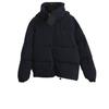 Autumn South Oil Season New Triangle Mark Decorative Pocket Hat Can Store Long Sleeve Hooded Down Jacket