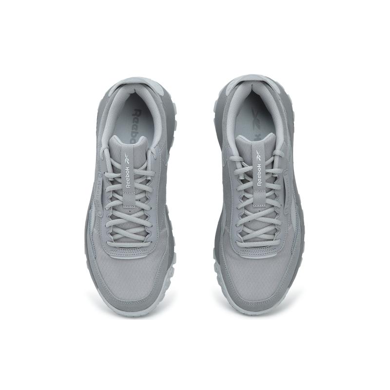 Reebok Low Top Running Shoes Unisex Light Gray Sneakers 100242434