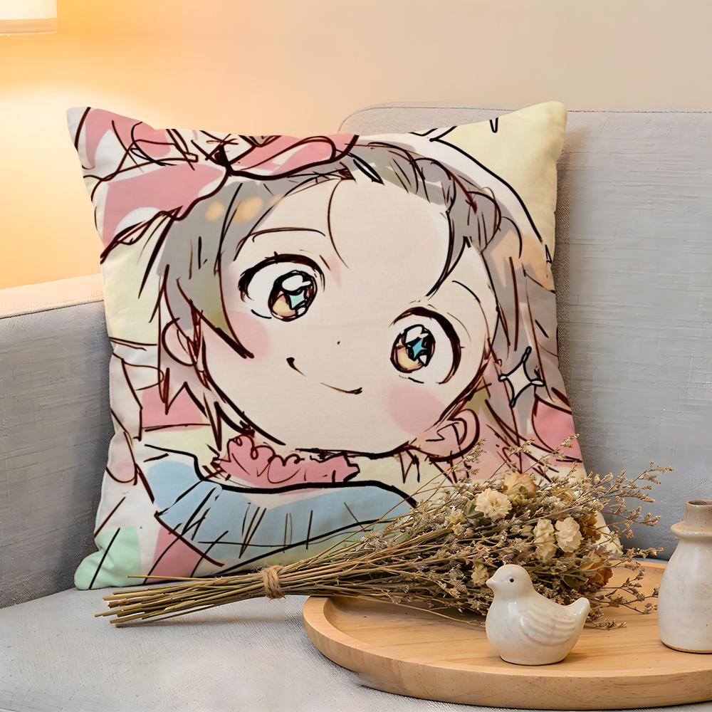 

Cushion Cover Linen SkinFriendly Soft Decorative Case For Sofa Home Decor Anime MMedalist Pillow cover 30x30cm