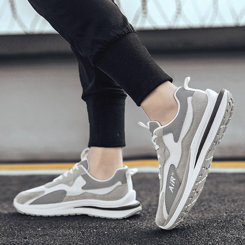 Spring season new casual men's shoes fly-woven breathable shoes Korean version fashion trend shoes mesh sneakers men