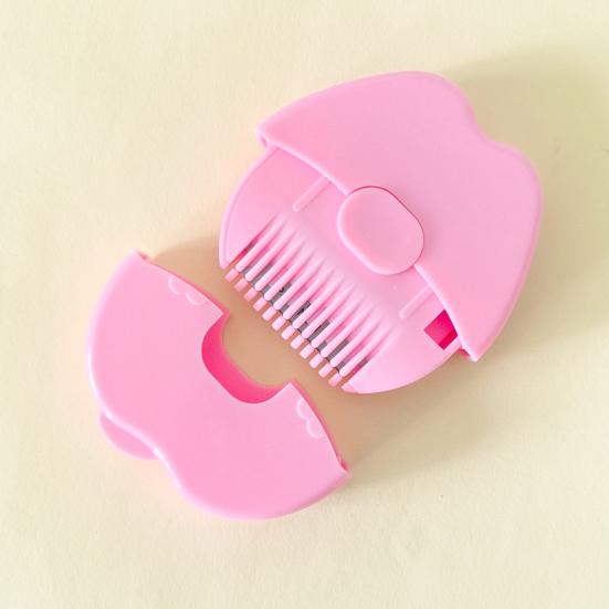1/3Pcs Toddlers Hair Split End Trimmer Fruit Shape Boys Girls Mini Dual-sided Comb Rounded Edges Portable Gentle Hair Cutting Styling Tools