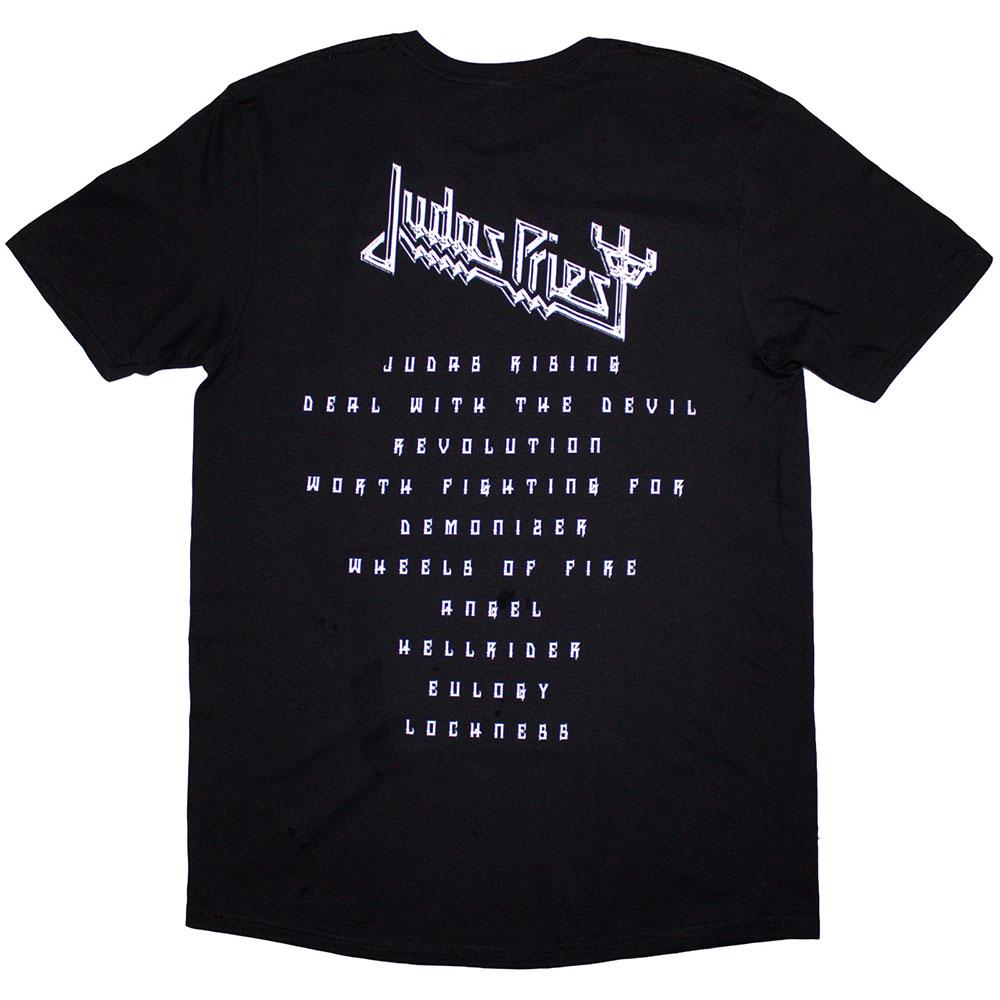 Judas Priest Unisex Vuxen Angel Of Retribution Låtlista T-shirt
