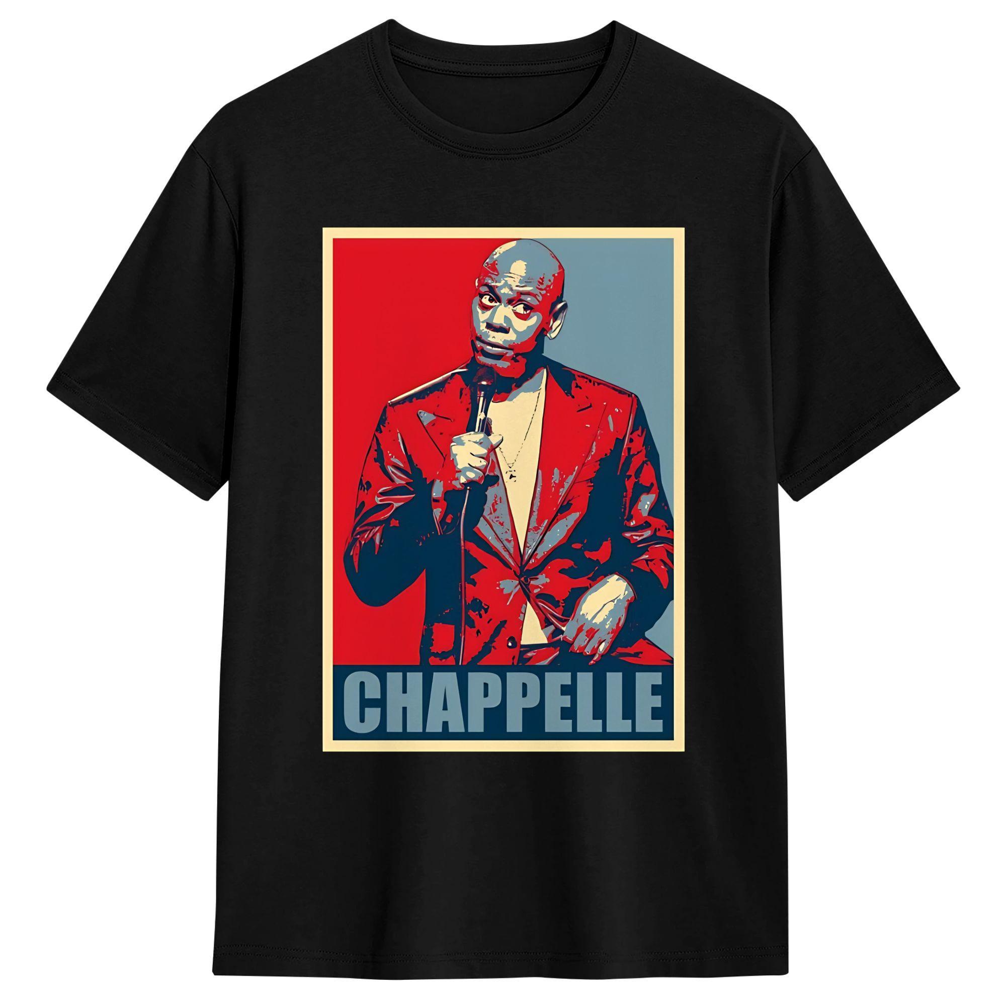 

Dave Chappelle Oil Painting T Shirts Men Pure Cotton Novelty T-Shirts Round Collar Tees Short Sleeve Clothing Plus Size S разноцветный