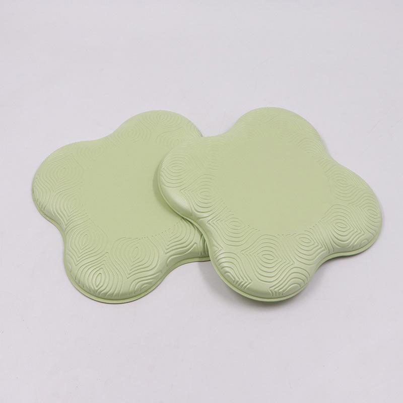 2pcs Yoga Knee Mat Thickened Soft TPE Shock Absorption Support Mat Durable Portable Elbow Cushion Yoga Accessories