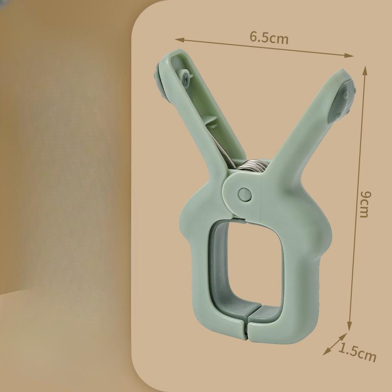 3 шт. Не оставляющий следов ветрозащитный зажим для сушки одеяла на открытом воздухе на балконе, большой зажим, большой пластиковый зажим зелёный