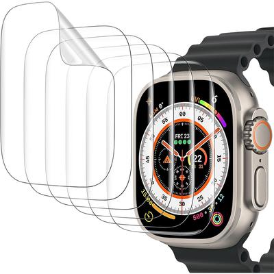 10 ks Měkká TPU Průhledná Ochranná Fólie na Displej pro Apple Watch Ultra 3 SE 2 Series 11 10 46MM 42MM 49MM 45MM 41MM 44MM 40MM 46 42 49 MM Ochranné Příslušenství