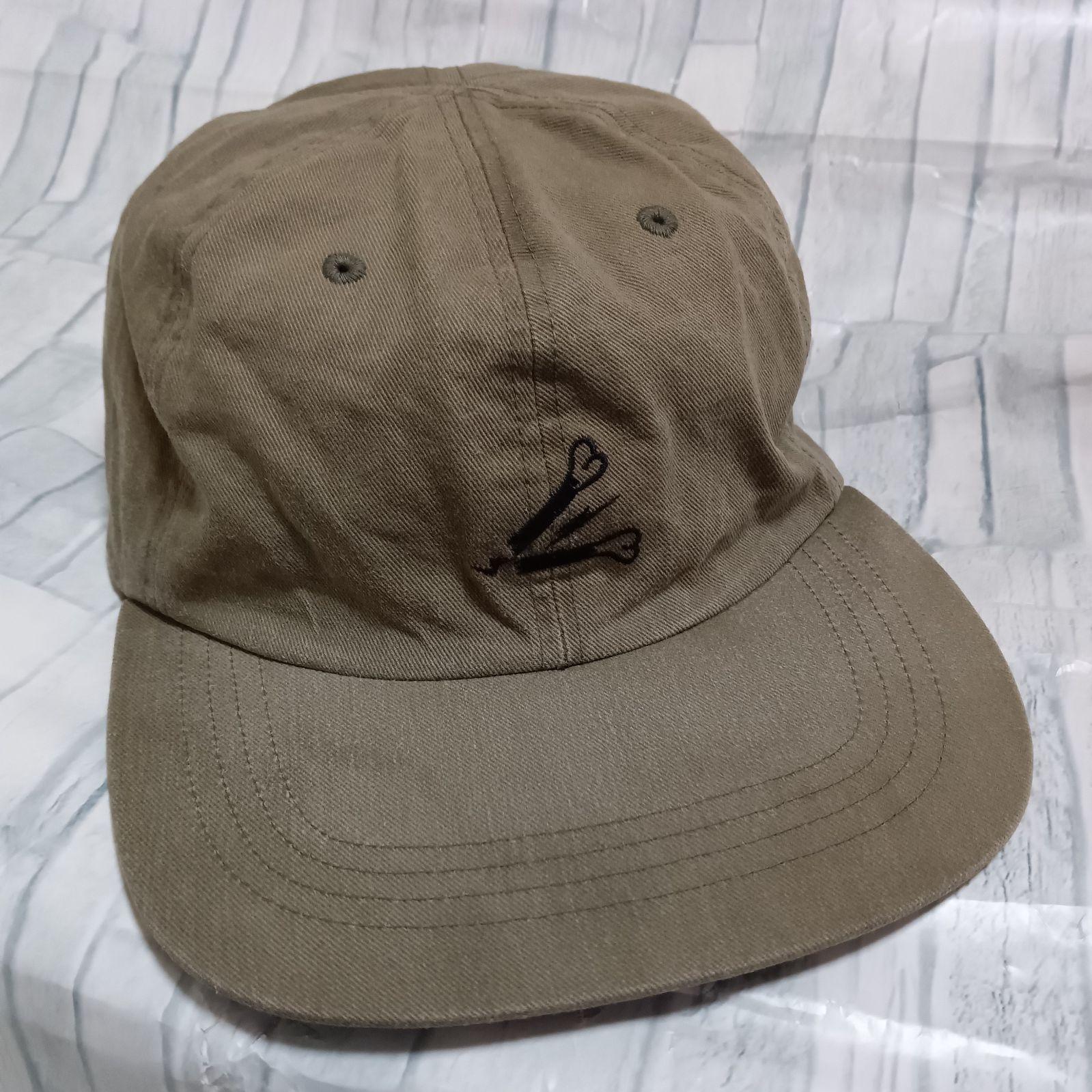 Used WTAPS Double Taps Hat Cap Khaki Size FREE