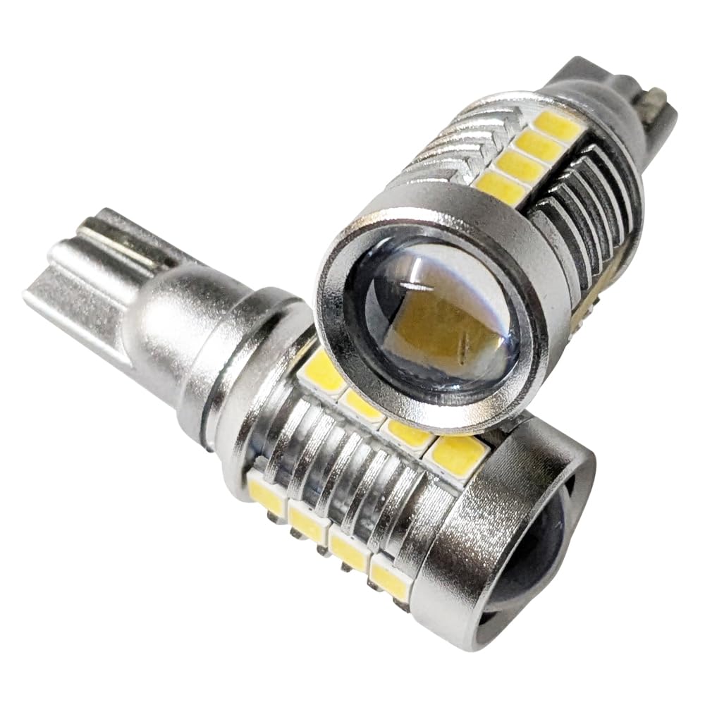 LMMC T16 LED Back Lamp, Dedicated for 2400 Lumens, 6,500 K, Compatible with Vehicle Inspections, White, LEDT16