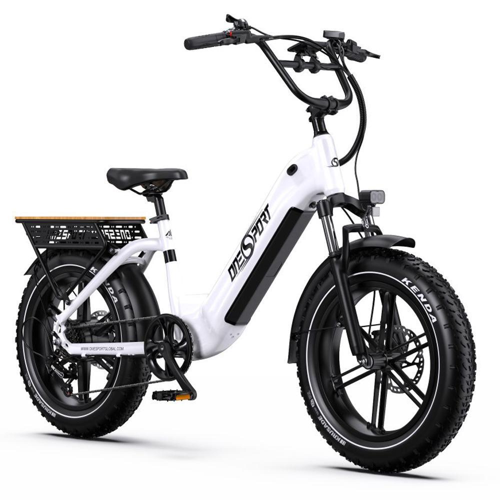 Elektrofahrrad ONESPORT OT08, 500W Motor, 48V 18AH Akku, Höchstgeschwindigkeit 25 km/h, Reichweite 90 km, 20*4.0 Zoll Reifen