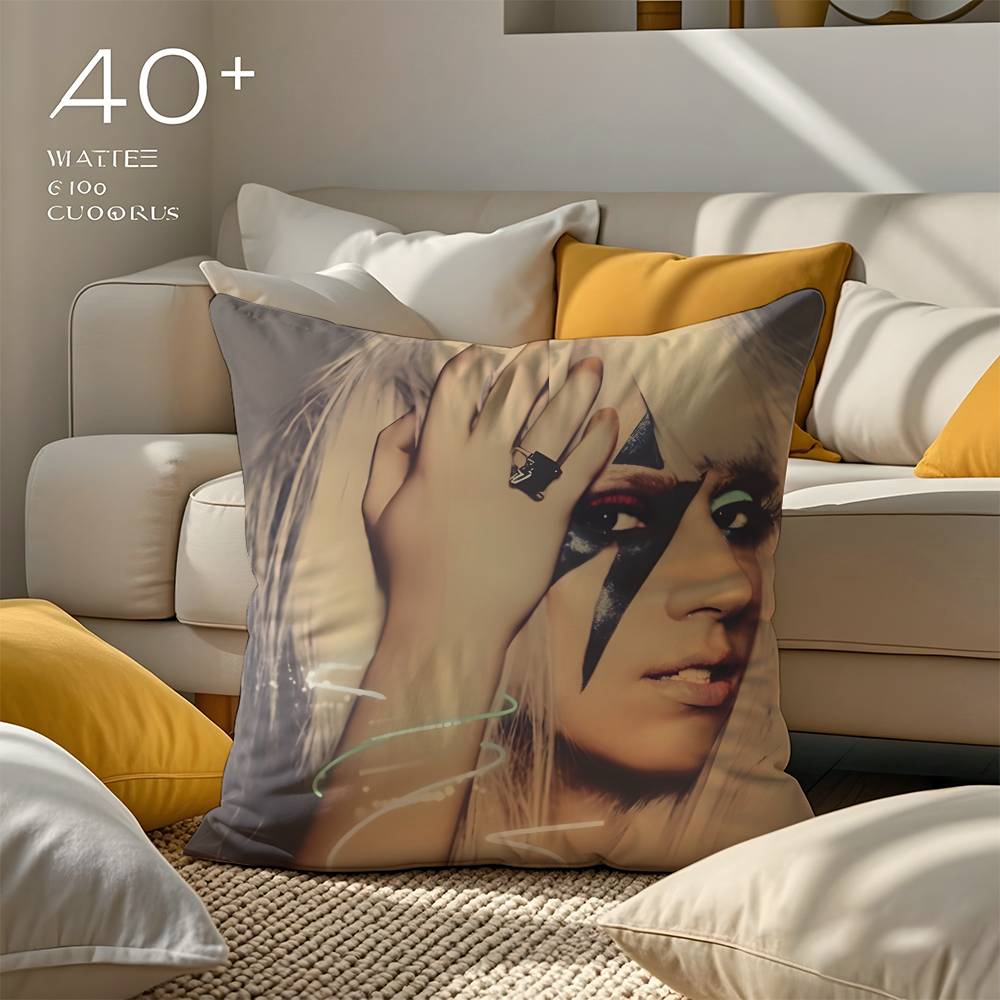 L-Lady Gaga MAYHEM Pillow Case Good Print Pillowcase Living Room Sofa Cushion Cover Bedroom Room Decor
