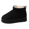 thick-soled short snow boots women's new winter versatile velvet thickened non-slip warm cotton shoes