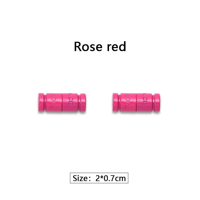 1 Pair Elastic Laces Nice Metal Capsule Lock Buckle No Tie Shoelaces Buckle Tieless Lazy Shoelace Decorations Shoe Accessries