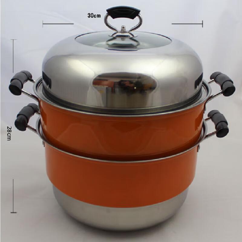 Adneny AO-40 304 Stainless Steel 1-Layer Steamer