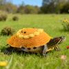 Sunflower Sweater for Turtle Knitted Warm Outfit with Adjustable Strap Winter Tortoise Apparel for Cosplay Party Photo Shoot