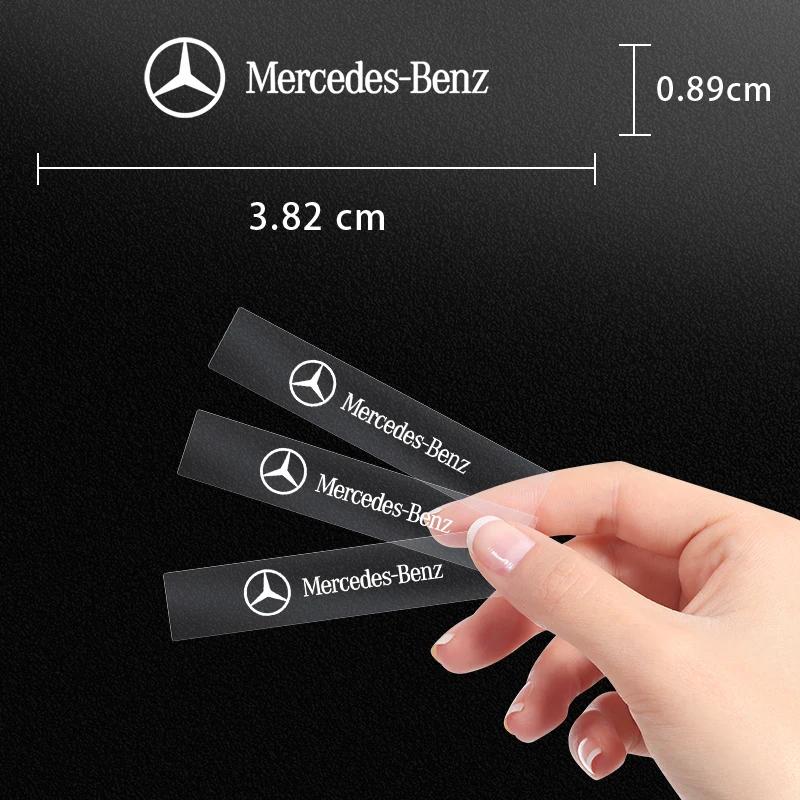 AABIE1 2/5/10Pcs Car Interior Random Stickers Car Steering Wheel Caps Styling For Mercedes Benz C200 C230 C240 C250 C280 C300 C320 C350