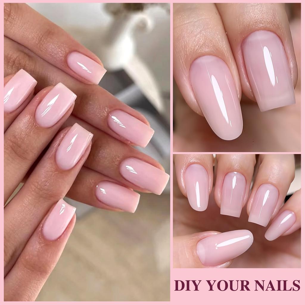 Neue doppelseitige Dual-Formen-Nagelform, vollständige Abdeckung, Poly-Nagelgel-Verlängerung, mandelförmige, quadratische Acryl-Nagelspitzen, Top-Formen, 120 Stück