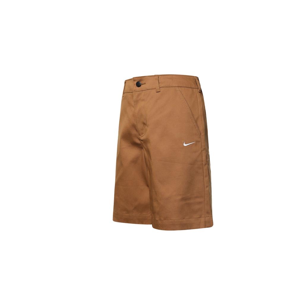 Nike SB Chino Solid Logo Straight Fit Shorts Men Bottoms Malt-Brown DV9045-270