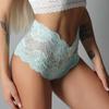 Ženy Sexy Krajka Vyšívané Kalhotky Nízký pas Transparentní spodní prádlo Dámské G String Krátký Temptation Pohodlné spodní prádlo