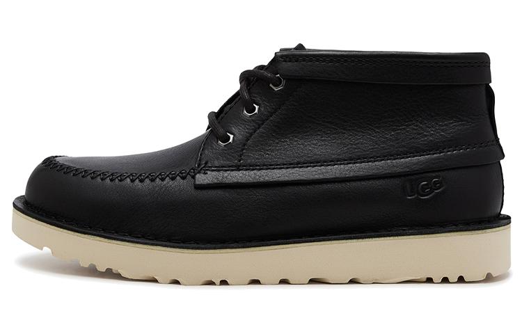 UGG Campout Chukka Uld Black Leather 1123637-BLLE 44