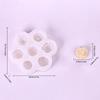 7 in 1 Blume Silikonformen 3D Rose Pfingstrose Schokolade Kuchen Backform Handgemachte Kerze Seife Gips Harz Handwerk Herstellwerkzeuge