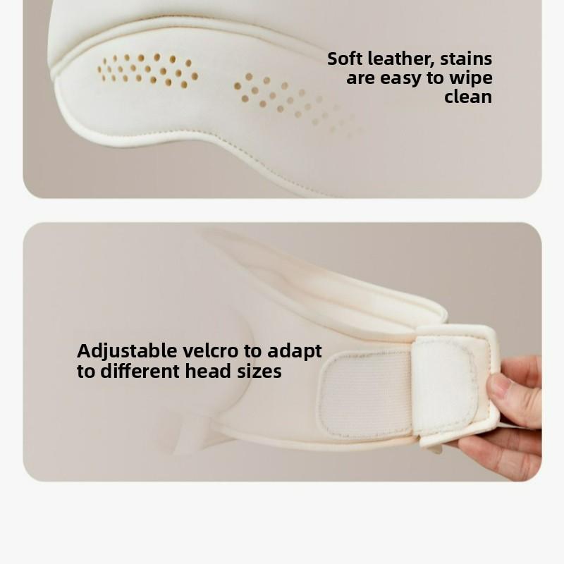 Graphene Heated Head Massager Air Pressure Scalp Therapy Eye Hot Compress for Deep Relaxation Sleep Support