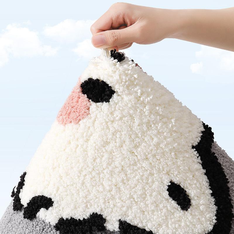 Adorable Dog Bath Mats - Premium Plush Microfiber Bathroom Rug, Super Absorbent Quick-Drying Pet Foot Mat for Bathroom Decor