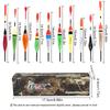 FTK Fishing Floats 10pcs Buoy Bobber Floats Fluctuate Mix Size Color Float Buoy for Fishing Accessories