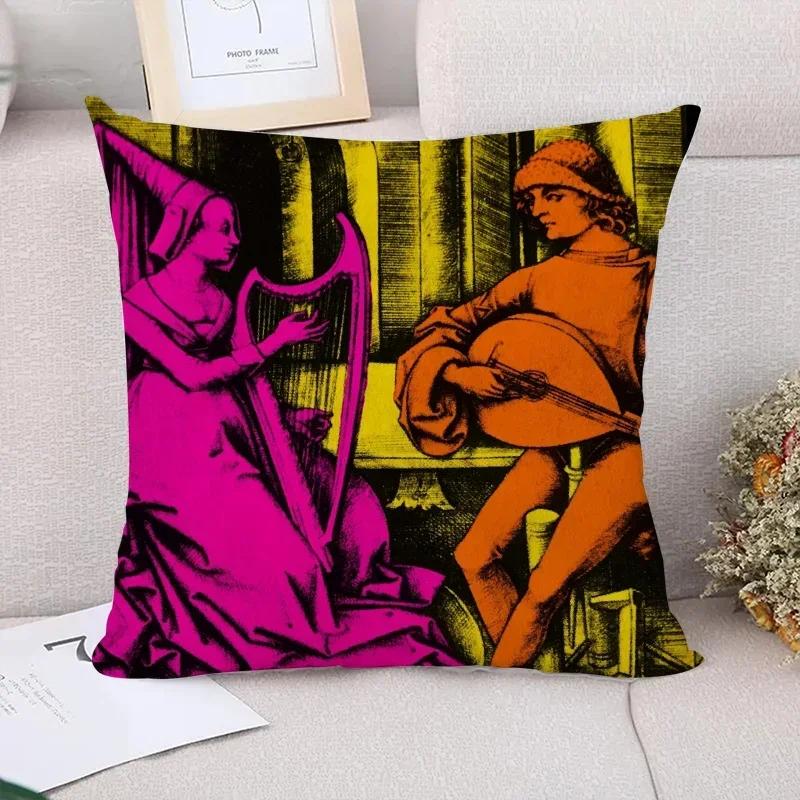 TV Girl Decorative Pillow Covers for Sofa Pillowcase Decor  Car Decoration Cushion Cover X Pilow Cases Pillows
