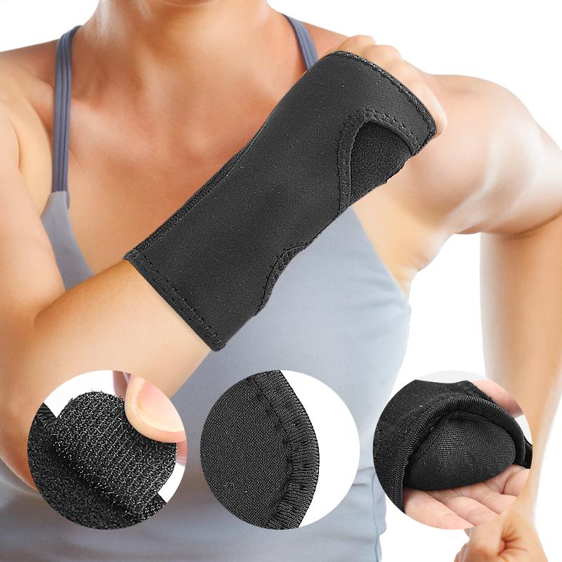 026 1Pc Size L Wrist Support Brace Adjustable Breathable Wrist Guard for Sports Injury Prevention Recovery