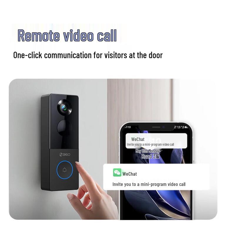 360 3MP Smart Video Doorbell 6 (CN version)