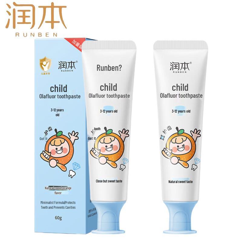 Детская зубная паста Runben Olafluor