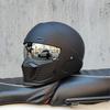 Motorcycle retro helmet cruise men's and women's combination full helmet scorpion helmet reserved Bluetooth headphone slot
