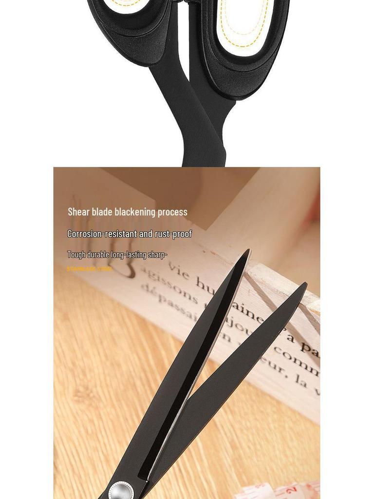 Professional Rust-Proof Tailor's Scissors - Stainless Steel, Handmade, for Left and Right Handed Use, Ideal for Cutting Fabric and Paper