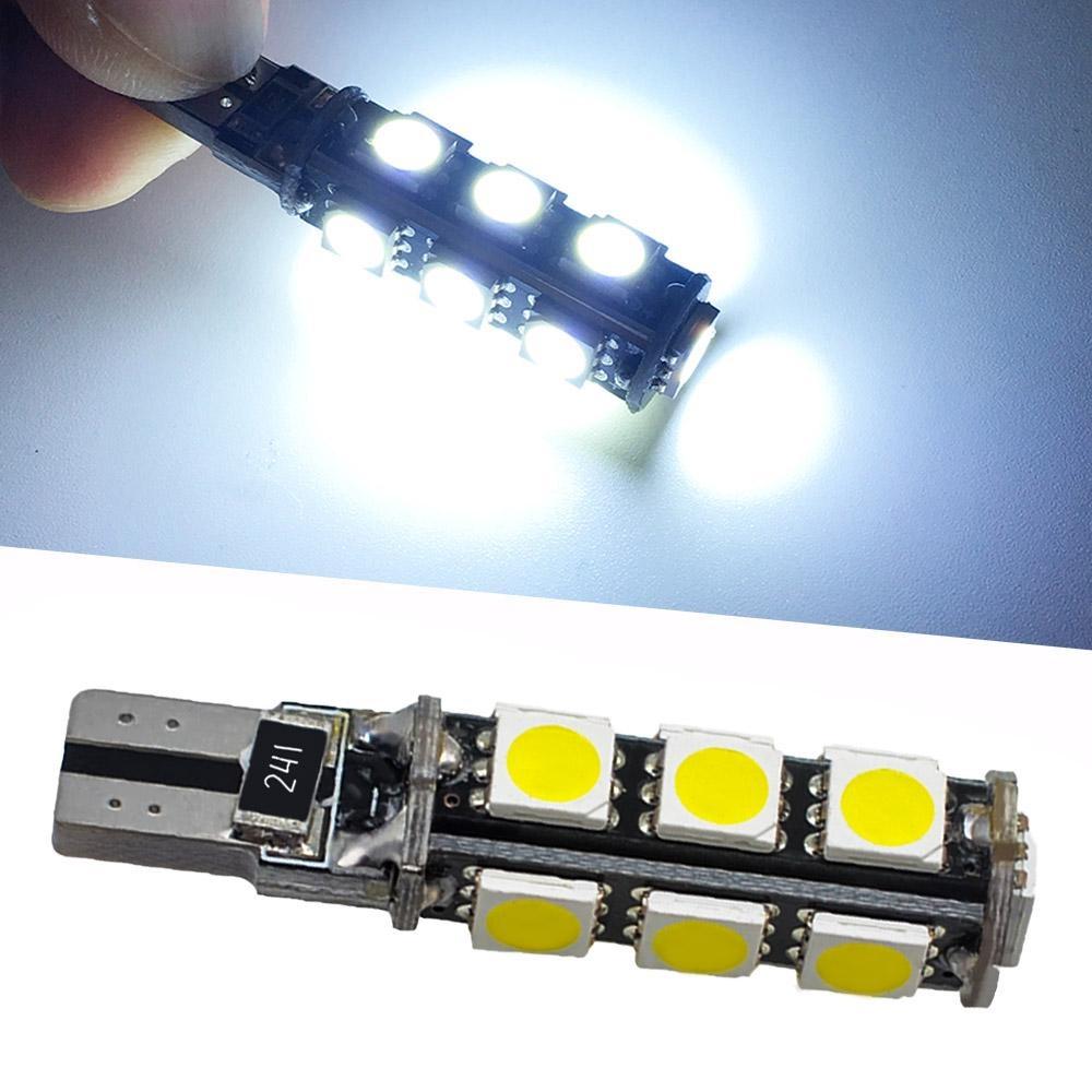 2X T10 W5W 5050 13SMD 9SMD White Interior Lights LED Car Light Wedge Reading Lamp Bulbs Super Bright DC 12V