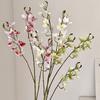 75CM Magnolien Künstliche Blumen Mehrfarbig Langer Ast Blumen Elegante Gefälschte Orchideen Heimdekoration