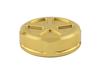 POSH Motorcycle Supplies Aluminum Machine Radiator Cap Z900RS/CAFE (18-20 Years) Champagne Gold 132215-12