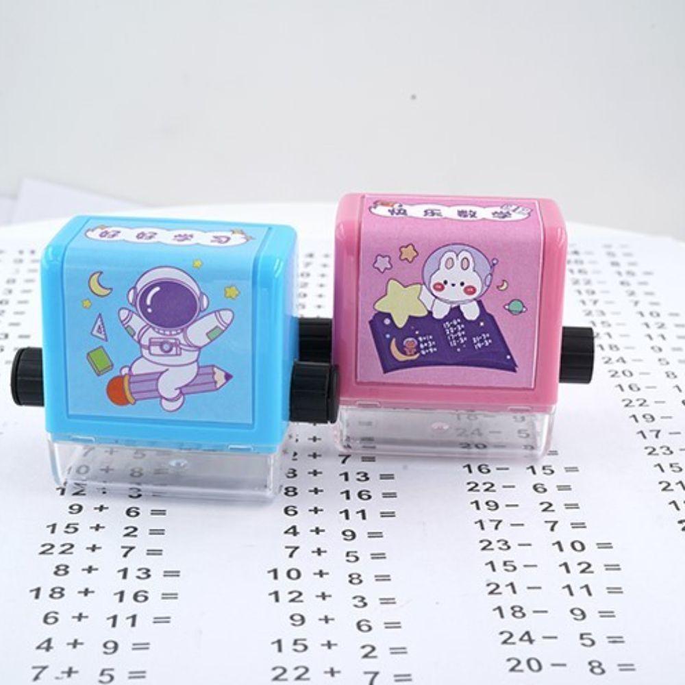 Stationery Within 100 Math Practice Roller Arithmetic Stamp Math Calculate Number Rolling Stamp