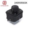 SORGHUM 1K0959565K For Volkswagen VW Jetta MK5 Golf 6 Tiguan Passat Car Side View Mirror Control Switch Adjust Knob 1K0 959 565K
