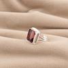 Natural Rhodolite Gemstone 925 Sterling Silver Handmade Jewelry Girls Dainty Rings For Women RR-79-3