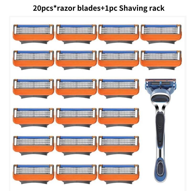 Manual Fivelayer Shaver Replacement Head Universal 5layer Mens Razor Handle