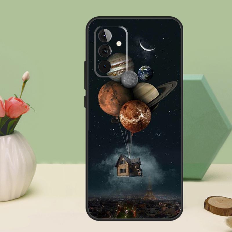 Astronaut Stars Space Planets For Samsung Galaxy A06 A16 A26 A36 A56 A52 A53 A33 A13 A34 A54 A14 A15 A35 A55 A22 A32 Case