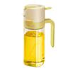 Oil Spray Bottle Dispenser, 2-in-1 Glass Material Kitchen Cooking Oil Sprayer, Refillable Cooking Spray Bottle with Tipper, Food Grade Spray