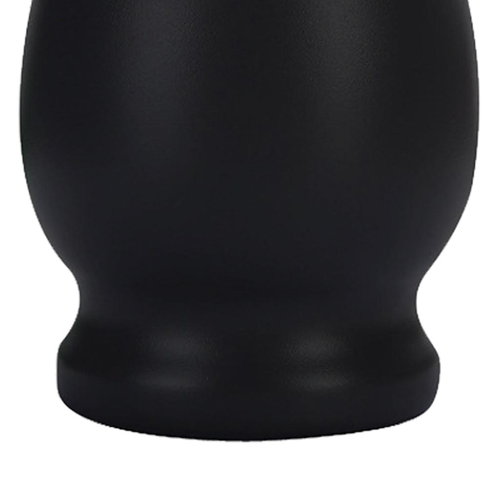 8oz 304 Stainless Steel Gourd Cup Double Layers Vacuum Insulation Cup with Straw Brush Black