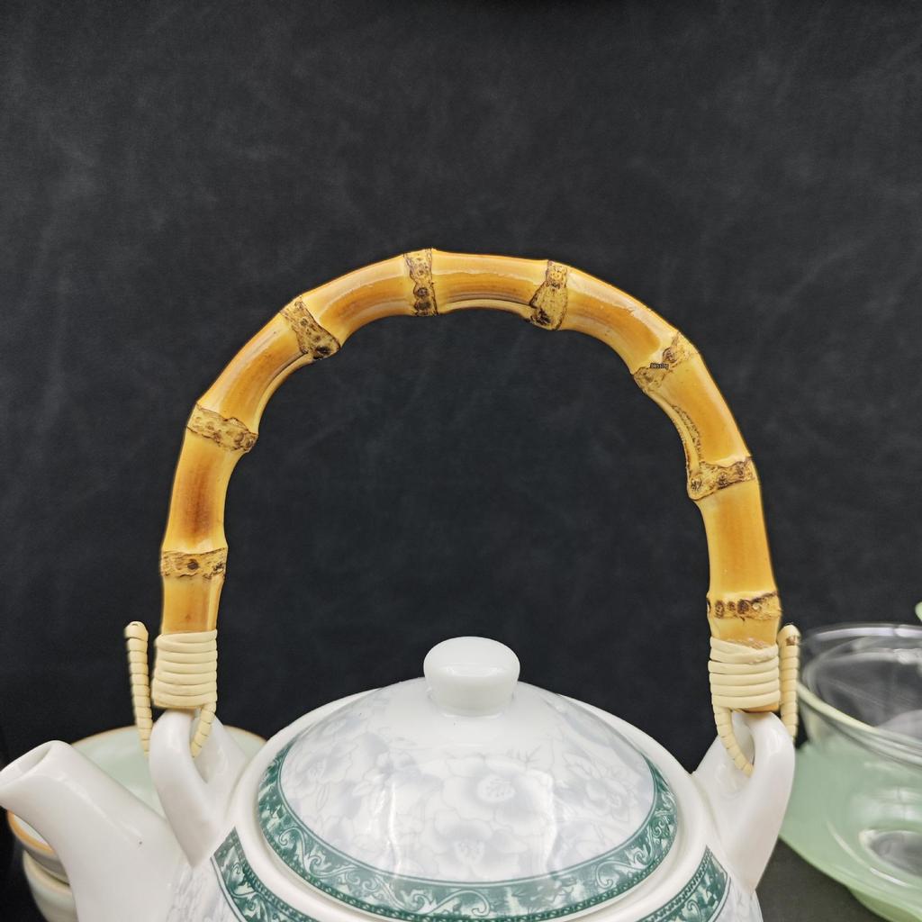 Bamboo Root Handle for Japanese Teapot and Ceramic Tea Set Accessories