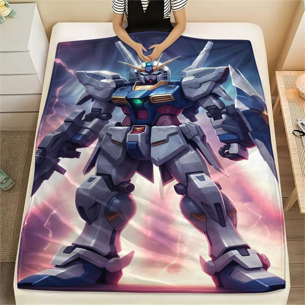 

Mobile Suit Gundam Dark Blanket, Soft Throw for Bedroom Decor, Perfect Gift for Gundam Collectors.chl 75x90cm