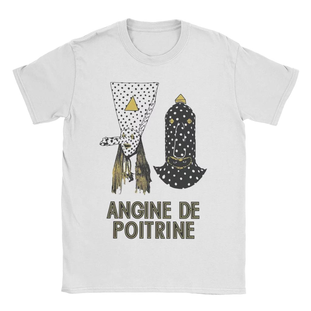 Printed Angine De Poitrine Rock Band T Shirt For Unisex Cotton Tshirts Short Sleeve Clothes