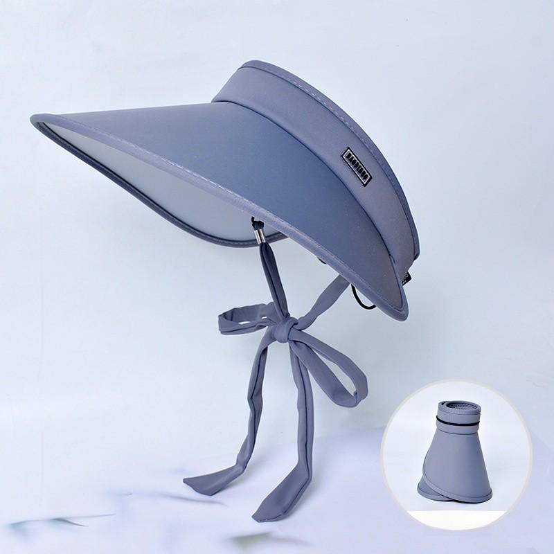 Ice Silk Sun Hat With Breathable Material And Bold Letter Details For Outdoor Activities