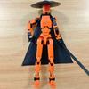 1 Sett 3D-printet Multi-leddet Bevegelig Lucky Monteringsleker 13 Actionfigur T13 Actionfigur Foreldre-Barn Spill Barnas Gaver